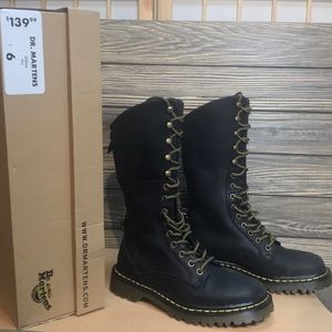 Ladies Dr Martens Tall Lace Shoes